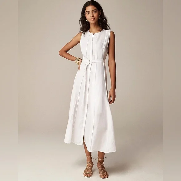 chinese dress ladies J. Crew Linen Dress, Size 6  WashAshore Store
